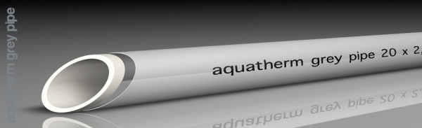 Aquatherm grey pipe PEX